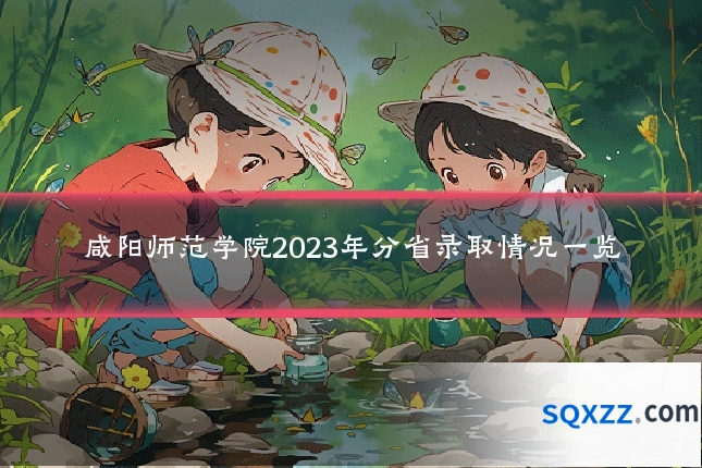 咸阳师范学院2023年分省录取情况一览