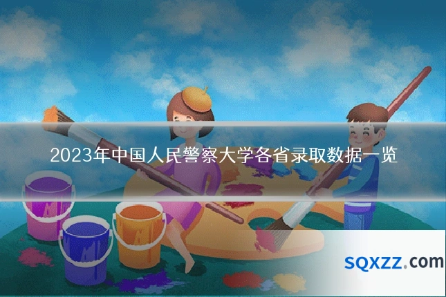 2023年中国人民警察大学各省录取数据一览