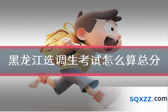 黑龙江选调生考试怎么算总分