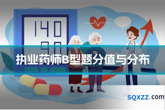 执业药师B型题分值与分布