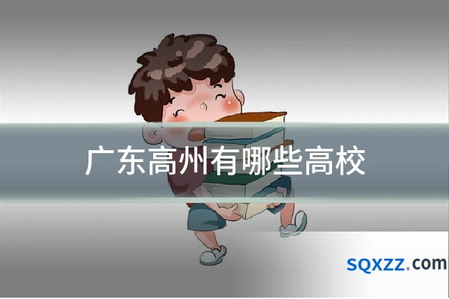 广东高州有哪些高校