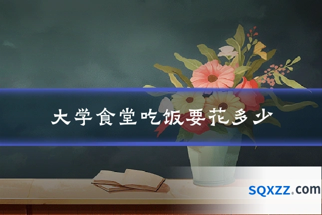 大学食堂吃饭要花多少