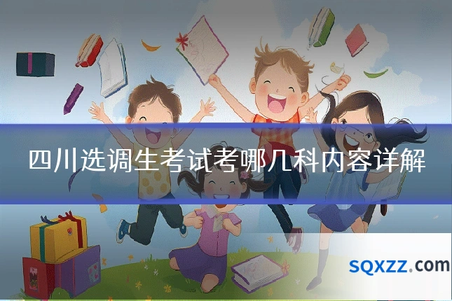 四川选调生考试考哪几科内容详解