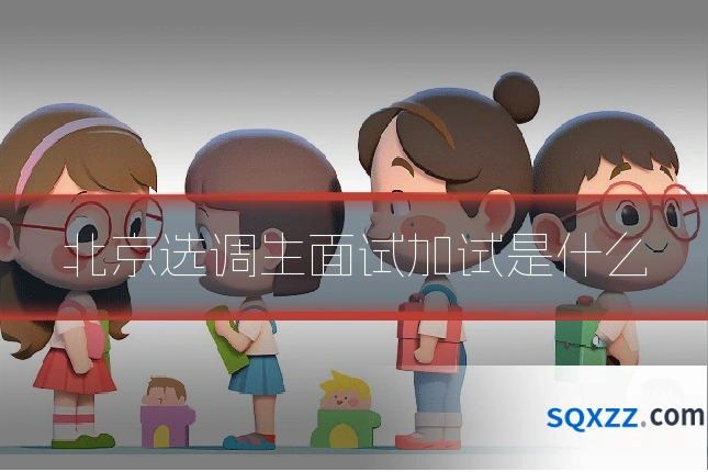 北京选调生面试加试是什么