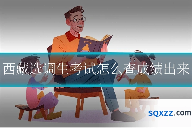 西藏选调生考试怎么查成绩出来