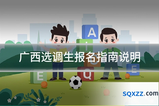 广西选调生报名指南说明
