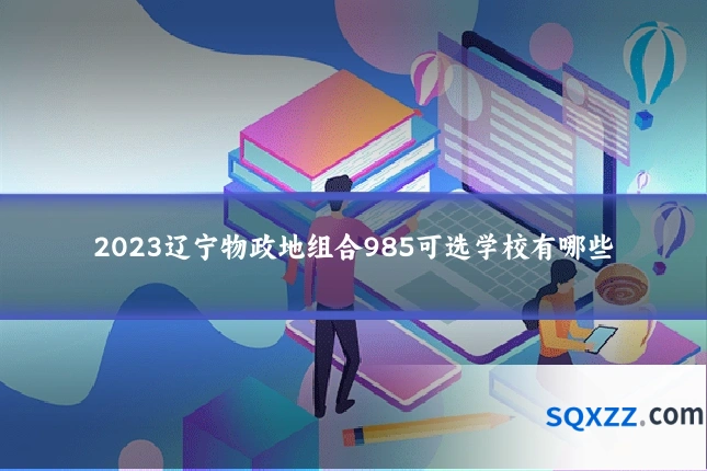 2023辽宁物政地组合985可选学校有哪些