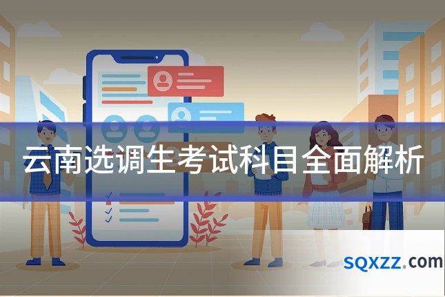 云南选调生考试科目全面解析