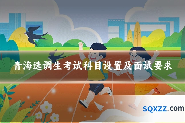 青海选调生考试科目设置及面试要求