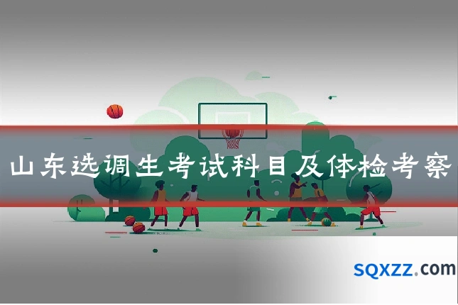山东选调生考试科目及体检考察