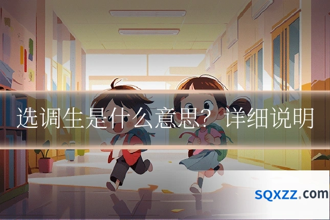 选调生是什么意思?详细说明