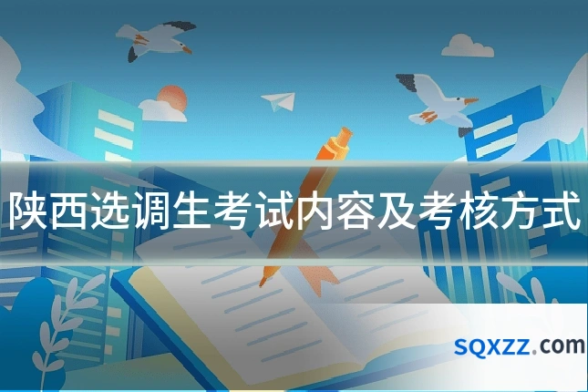 陕西选调生考试内容及考核方式