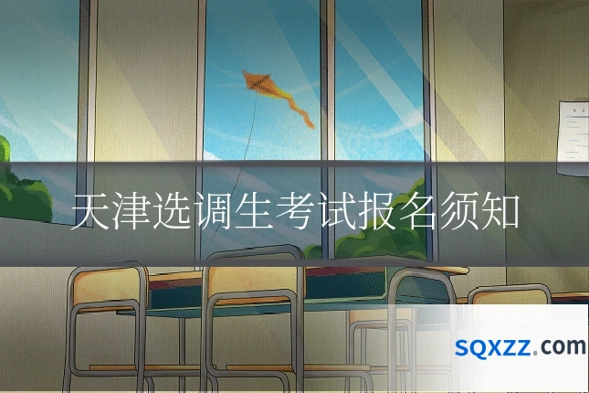 天津选调生考试报名须知