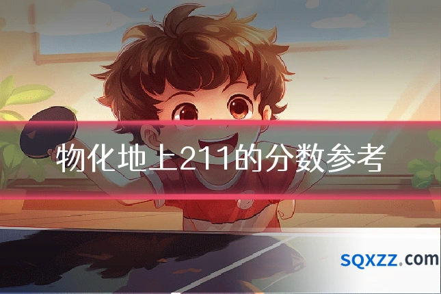 物化地上211的分数参考