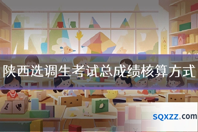 陕西选调生考试总成绩核算方式