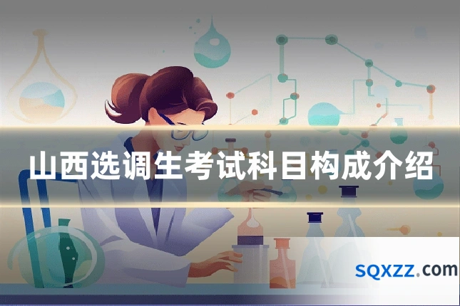 山西选调生考试科目构成介绍