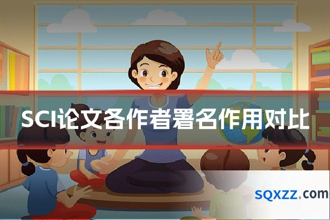 SCI论文各作者署名作用对比