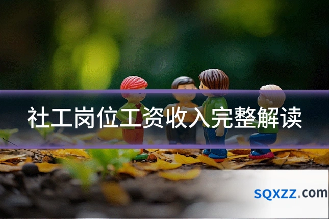 社工岗位工资收入完整解读