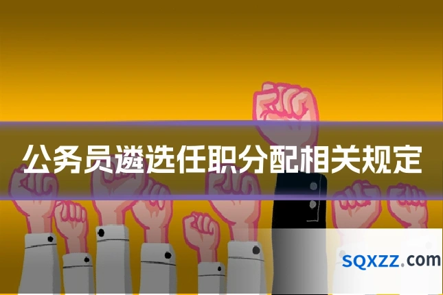 公务员遴选任职分配相关规定
