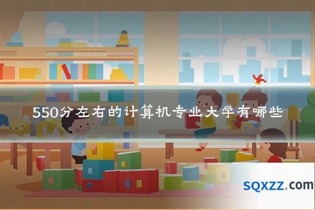 550分左右的计算机专业大学有哪些