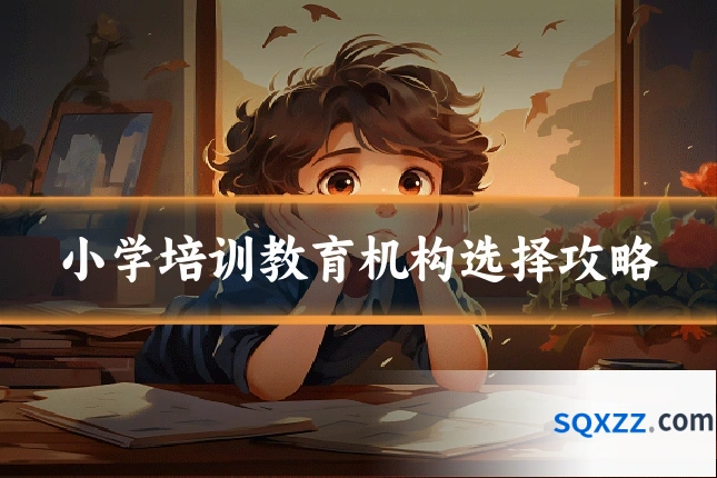 小学培训教育机构选择攻略