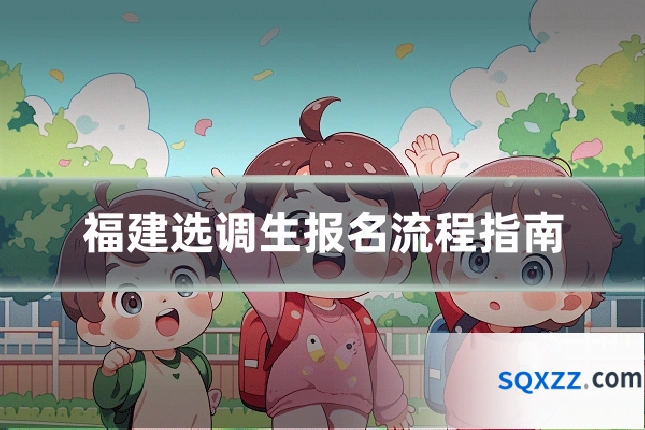 福建选调生报名流程指南