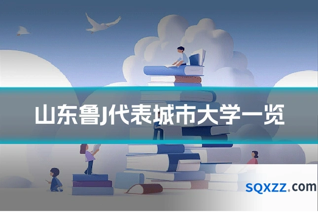 山东鲁J代表城市大学一览