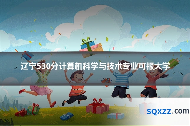 辽宁530分计算机科学与技术专业可报大学