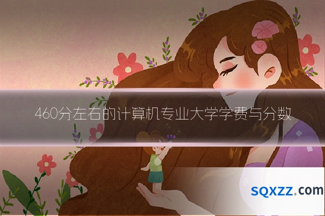 460分左右的计算机专业大学学费与分数