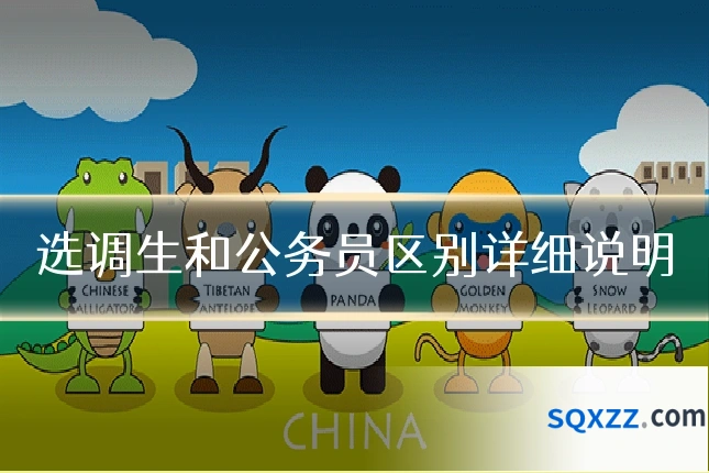 选调生和公务员区别详细说明