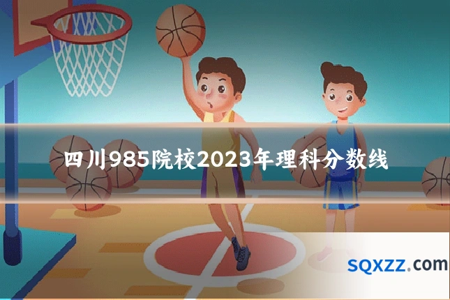 四川985院校2023年理科分数线