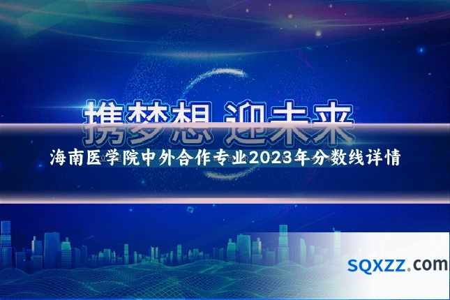 海南医学院中外合作专业2023年分数线详情