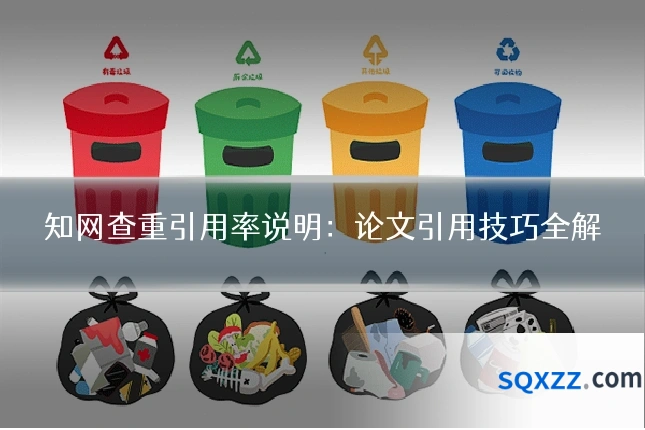知网查重引用率说明:论文引用技巧全解