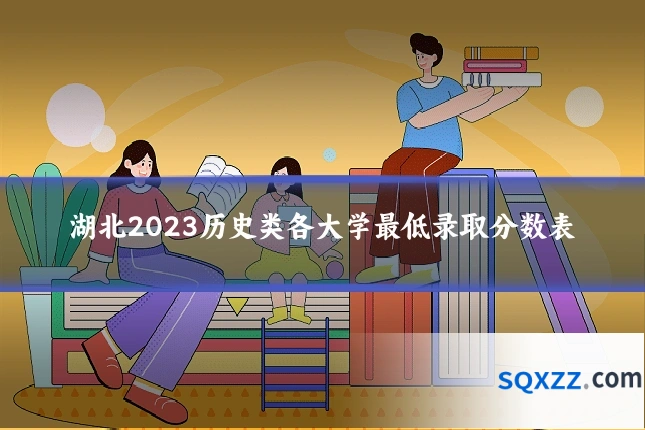 湖北2023历史类各大学最低录取分数表