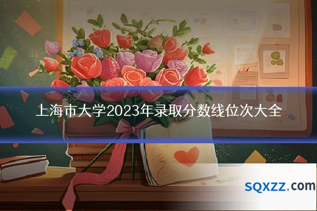 上海市大学2023年录取分数线位次大全