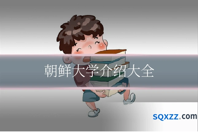 朝鲜大学介绍大全