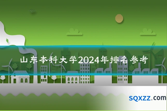 山东本科大学2024年排名参考