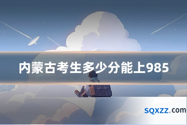 内蒙古考生多少分能上985