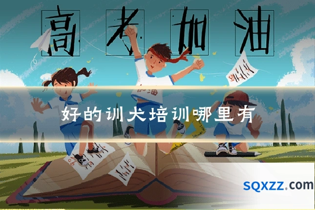 好的训犬培训哪里有