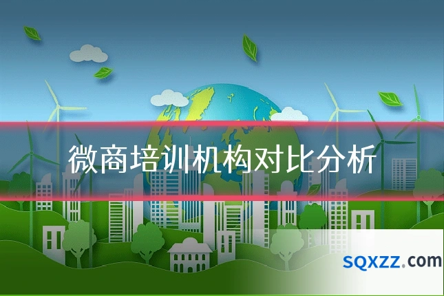 微商培训机构对比分析