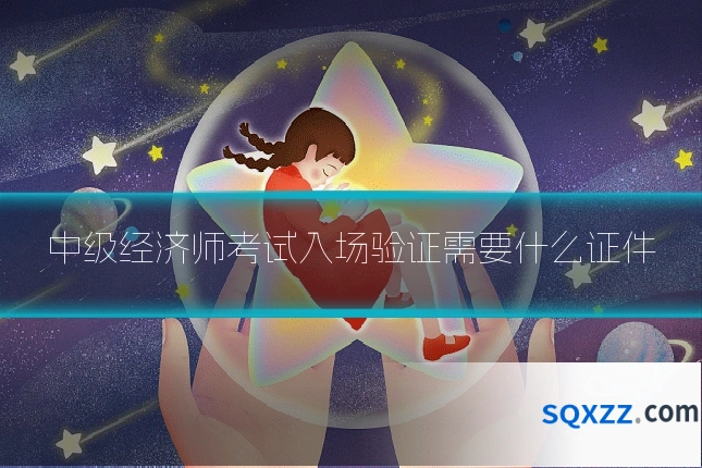 中级经济师考试入场验证需要什么证件