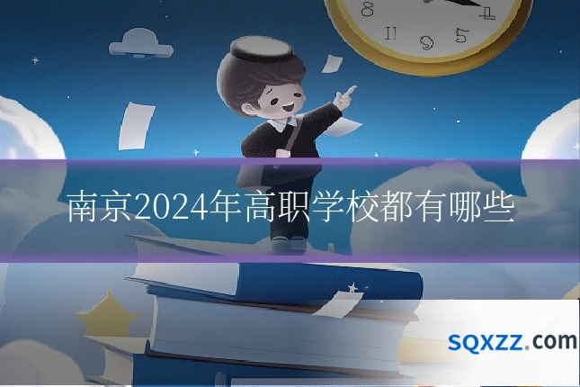 南京2024年高职学校都有哪些