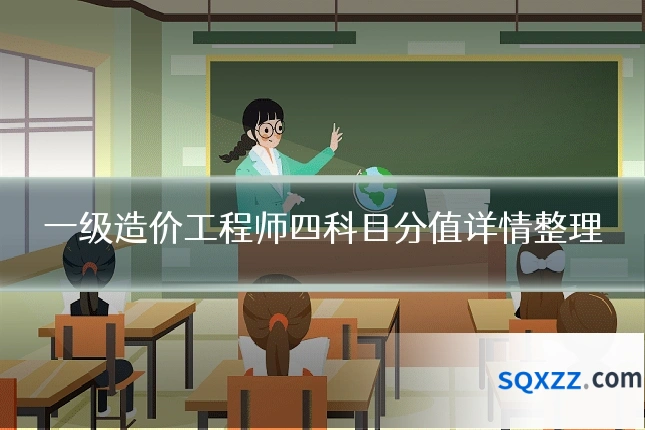 一级造价工程师四科目分值详情整理
