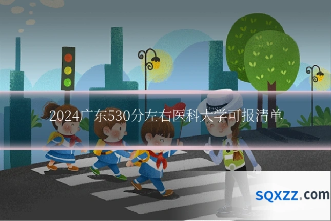 2024广东530分左右医科大学可报清单
