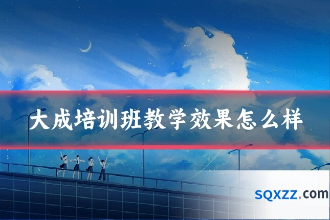 大成培训班教学效果怎么样