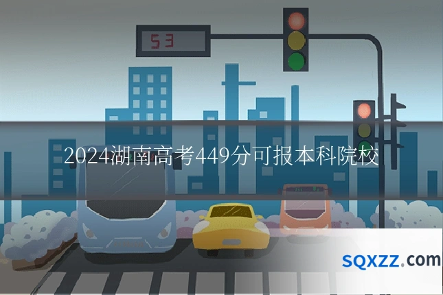 2024湖南高考449分可报本科院校
