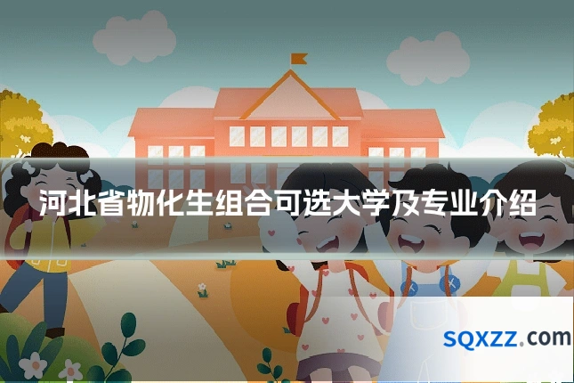 河北省物化生组合可选大学及专业介绍