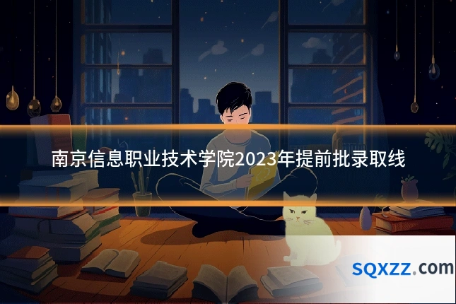 南京信息职业技术学院2023年提前批录取线