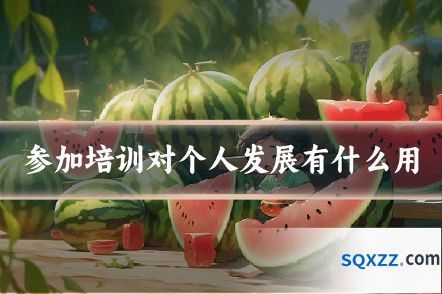 参加培训对个人发展有什么用
