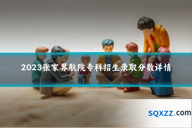 2023张家界航院专科招生录取分数详情